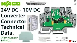 #WAGO DC to DC Converter Connector / 24V DC to 10V DC converter / #wago #controlsandsystems