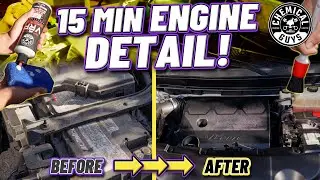 The Simplest & Fastest Way To DEEP CLEAN a Car Engine Bay!