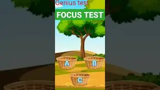 Focus test l #short #puzzle #focus test #iq test #mind game #Genious test #2024.