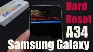 How To Hard Reset Samsung Galaxy A34