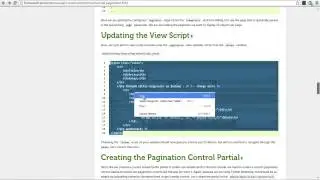 How to create pagination in Zend Framework 2.5