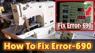 BE-438D !! How to fix Error 690 !! Brother Button Machine !! 