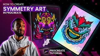 How To Create Symmetry Art in Procreate | Tips and Tricks (Simple)