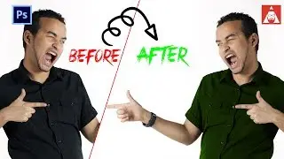 How To Change T-shirt Color In Photoshop - Tutorial