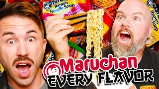 Trying EVERY FLAVOR of RAMEN NOODLES - Taste Test!