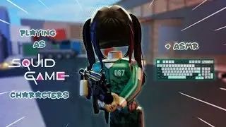 PLAYING MM2 AS SQUID GAME CHARACTERS + ASMR