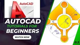 AutoCAD(2020) -Tutorial-3 for Beginners step by step