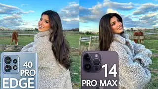 Motorola Edge 40 Pro VS iPhone 14 Pro Max Camera Test Comparison