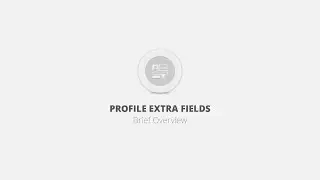 Profile Extra Fields WordPress Plugin - Brief Overview