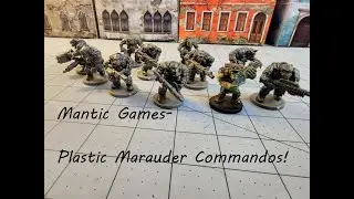 Mantic's plastic Marauder Commandoes!