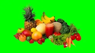 green screen effect fruits