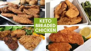 Keto 'Breaded' Chicken! // Low Carb, Nut Free Breadcrumb (UK ingredients)