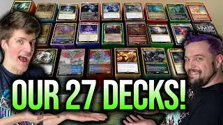 A Full Tour of Our 27 Commander Decks | 100,000 Subscriber Special