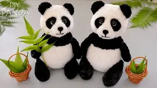 🐼 ПАНДА из носков 🌿 DIY CUTE PANDA 🐼