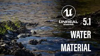 How to create Water Material in Unreal Engine 5.1, Path tracing recommended | TUTORIAL