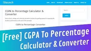 CGPA to Percentage Calculator & Converter – How to Convert CGPA to Percentage