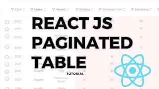 REACT JS PAGINATED TABLE TUTORIAL