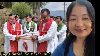 Lt Evan. Tage Nenkha Last Rites on 23 March 2025