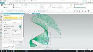 Video- 15 Pattern curve in Siemens NX software sketch