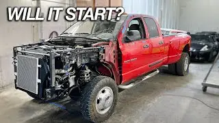 RAM 3500 OVERLANDING CAMPER TRUCK  Front End Rebuild - Will It Start?