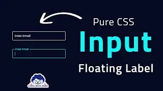 Floating Label Input field | CSS Tutorials #css #input #youtube