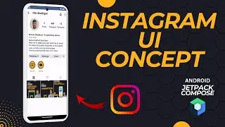 INSTAGRAM UI CONCEPT in Android Jetpack Compose.