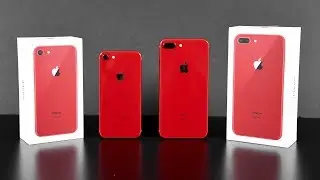 Apple iPhone 8 & 8 Plus (RED): Unboxing & Review