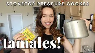 STOVETOP pressure cooker steamed tamales // Hawkins 3 Litre Classic // 20 minutes freezer to table