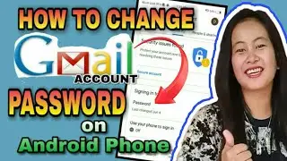 HOW TO CHANGE GMAIL PASSWORD | HOW TO CHANGE GOOGLE ACCOUNT PASSWORD ON ANDROID