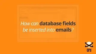 How to Insert Database Fields into Emails When Sending Crystal Reports 💬💥