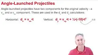 X- and Y-Displacement of a Projectile