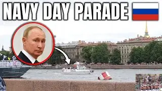 Putin on Navy Day in Russia!