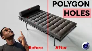 Quick Fix for Faulty Models with Polygon Holes in Cinema 4D
