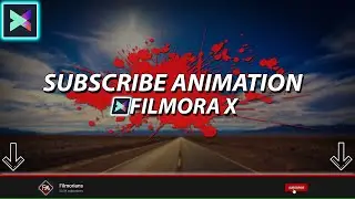 FILMORA X | HOW TO | MAKE ANIMATED SUBSCRIBE BUTTON INTRO FOR YOUTUBE TUTORIAL - URDU / HINDI