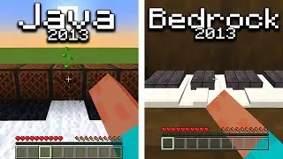 Java 2013 vs Bedrock 2013