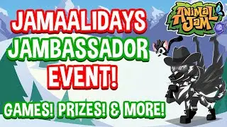 🔴 ANIMAL JAM JAMAALIDAYS JAMBASSADOR EVENT! | *HUGE PRIZES AJ/AJC* | ITZ BREEZY AJ