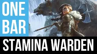 Stamina Warden SOLO PVE Build - BEAST MASTER - 💪 Extremely EASY ONE BAR Stam Warden Build For ESO!!