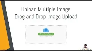 Upload Multiple Image PHP | Drag and Drop Image upload PHP