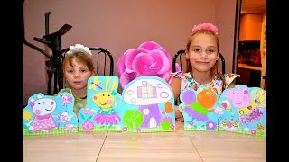 Свинка Пеппа делаем аппликации Peppa Pig