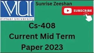 Cs408 Current Mid-Term Preparation 2023 || Cs408 Mid-Term Preparation2023
