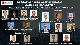 IOA Advance nailing webinar episode1 - IOA NAILS SUBCOMMITTEE WEBINAR  Nailing difficult situations