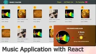 React: Music Website | Complete React Project | SOURCE CODE AVAILABLE!!