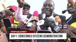 Stop Galamsey: Thousands protest in Accra against illegal mining || Day 1