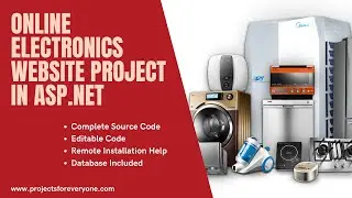 Online Electronics Shopping Project Website V2 in ASP.Net C# with Source Code - Responsive Design