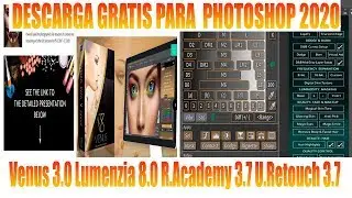 Descarga VENUS 3.0 LUMENZIA 8.0 5 Paneles de Piel para Photoshop 2020 actualizados