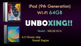 QUICK UNBOXING!! 64GB iPad 9th Generation Wi-Fi | Model - MK2K3X/A | iOS 15.6