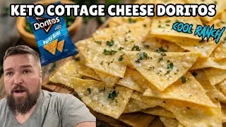 Cool Ranch Cottage Cheese Keto Doritos Recipe! Easy & Fast Better than the original