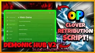 (OP) Clover Retribution Script! | Autofarm, Auto Mine Etc. | Roblox Script Showcasing📱