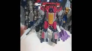 Transformers Studio Series Gamer Edition Voyager Class 06 Starscream Transformation