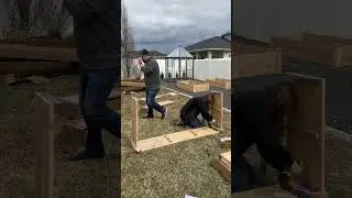 Installing Cedar Raised Beds for a Vegetable Garden! 💚🌿🙌